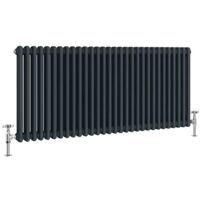 Traditional Anthracite 2 Column Radiators 600mm high 1460 mm wide