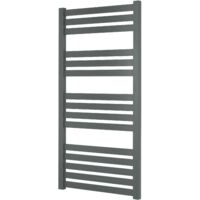 Algarve (Vas) Electric Black Heated Towel Rail 600 x 960mm