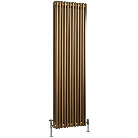 Milano Windsor Designer-Heizkörper – Weißer 2-Säulen-Heizkörper 300x1010mm, 700W Retro-Design