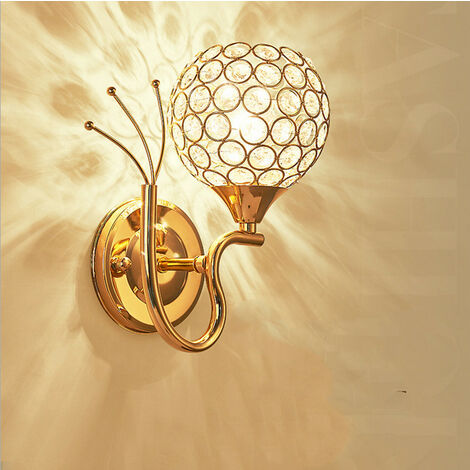 Crystal Modern Style Wall Lamp Fashionable Modern Wall Light for Aisle Bedroom Living Room Indoor Wall Light