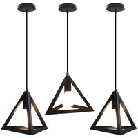 EEEkit Pendant Light Geometric Metal Hanging Lamp E26 Base, 48% OFF