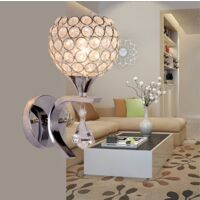 2PCS Modern Style Crystal Wall Lamp Fashionable Modern Wall Light for Aisle Bedroom Living Room Indoor Wall Light