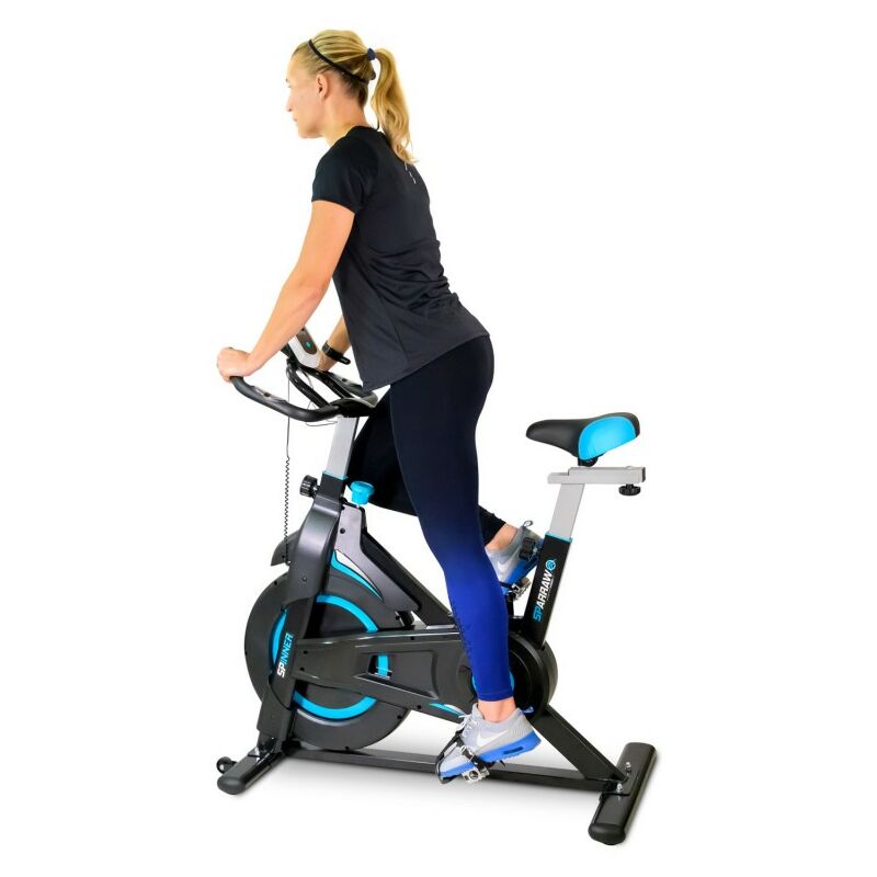 Vélo Spinning SPINNER - Exercice bike avec roue d'inertie 6Kg - Cardio et  Fitness training