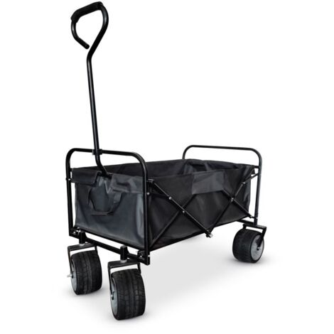 Chariot de Transport Pliable Campcruiser - Utilitaire Tout terrain Camping, Plage, Jardin 93 x 56 x 122 cm - Charge 80Kg (1/5)
