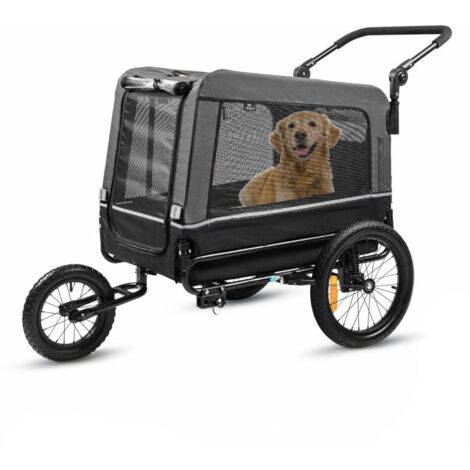 Remorque pour animaux 203 x 152 x 50 cm – Charge max 300 kg – Cadre acier thermolaqué – Confort optimal avec suspension double – Blumie (1/5)