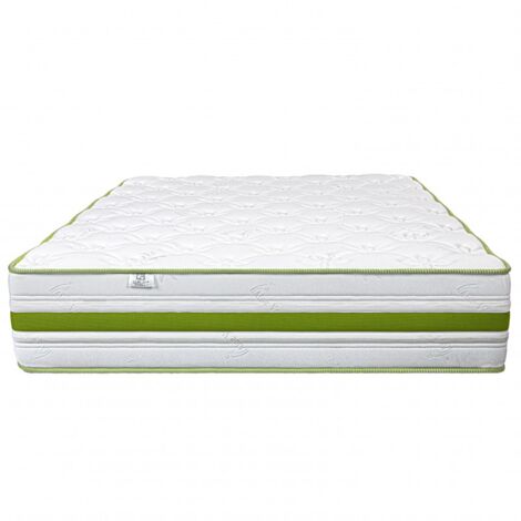 Matelas Rêverie (30cm), mousse haute densité, indépendance du couchage, face été/hiver, 140x190cm
