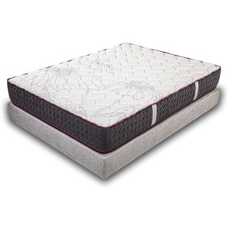 Matelas GoldSup (24cm), mousse haute densité, haute adaptabilité, ergonomique, indépendance du couchage, face été/hiver, 140x200cm (1/5)