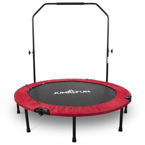 Mini Trampoline Fitness Jump4fun Pliable Double-Bar - Ø122cm