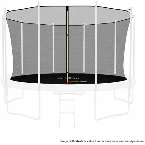 Filet intérieur de sécurité pour trampoline avec bouchons hauts de
