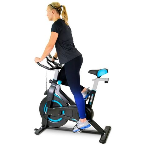 Vélo Spinning SPINNER - Exercice bike avec roue d'inertie 6Kg - Cardio et Fitness training