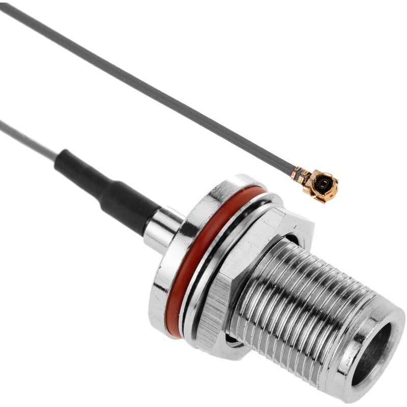 Cable coaxial de antena para televisión macho/hembra 2.5m negro - Cablematic
