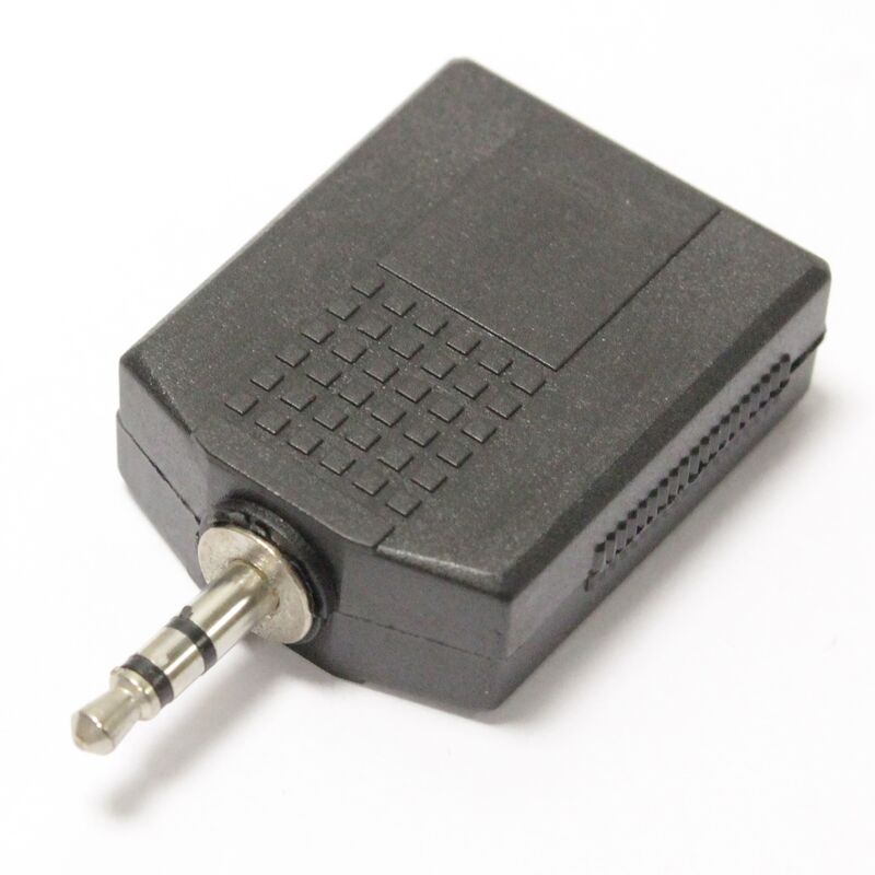 Adaptador de audio estéreo BeMatik duplicador minijack 3.5mm macho