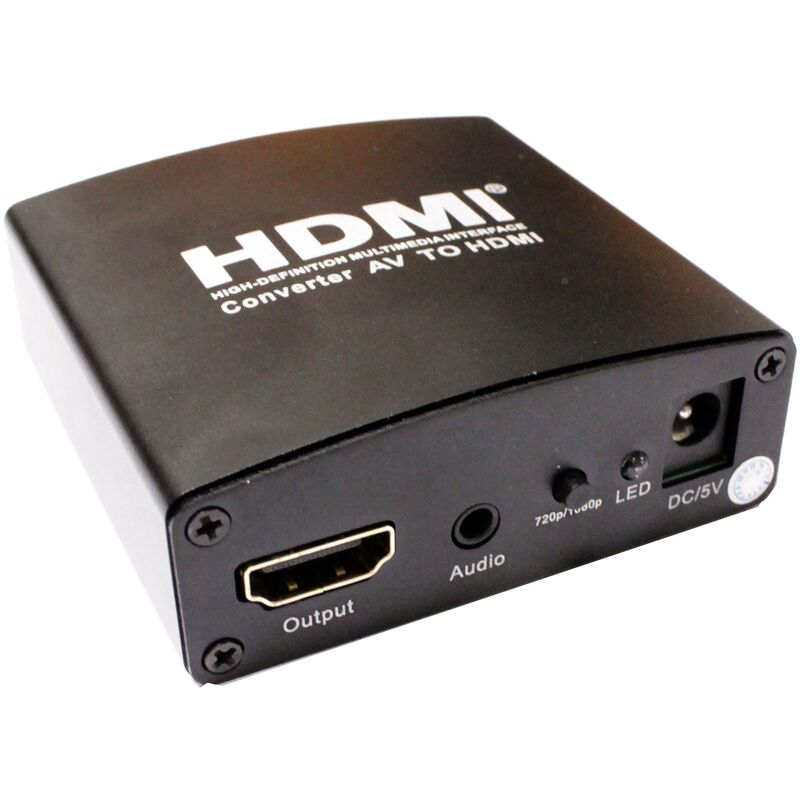 Conversor de euroconector a HDMI con euroconector hembra a hembra + cable  euroconector + cable HDMI compatible con 4:3 y 16:9 HDMI salida interruptor