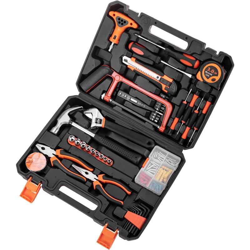 Rango de herramientas para el hogar en la maleta, 60 partes M29065