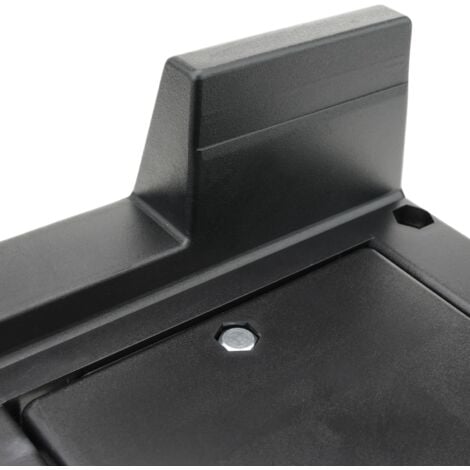 BeMatik - Soporte para ordenador PC con ruedas de color negro
