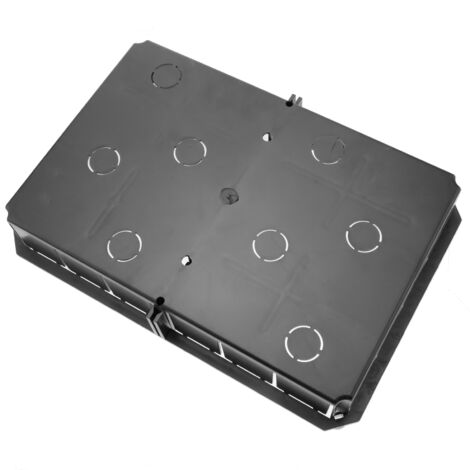 BeMatik - Caja empotrada de registro eléctrico rectangular 300x200x60 mm
