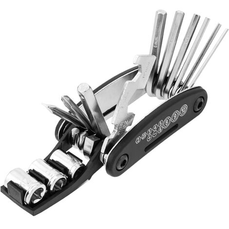 PrimeMatik - Kit de herramientas bicicleta multifunción con parche y  palancas de plástico para reparación de pinchazos