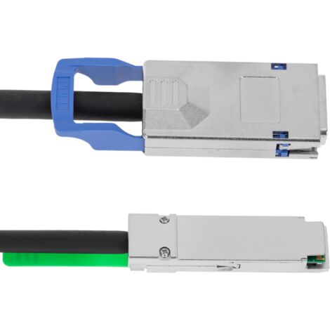 BeMatik - Cable QSFP+ SFF-8436 a CX4 SFF-8470 de 10 Gigabit de 2m