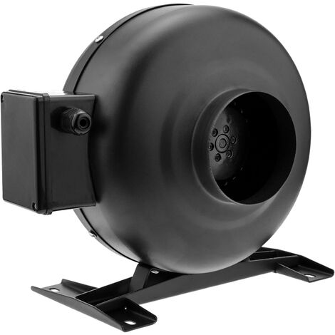 PrimeMatik - Ventilador de tubo de 100 mm. Extractor de conducto en línea para la ventilación industrial