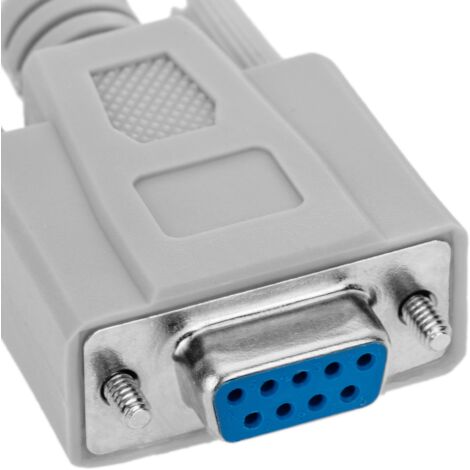 BeMatik - 3m câble série Null-Modem (DB9-M/H