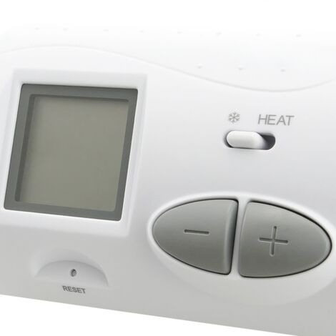 Termostato de calefacción y aire acondicionado para regulación de la  temperatura ambiente - Cablematic