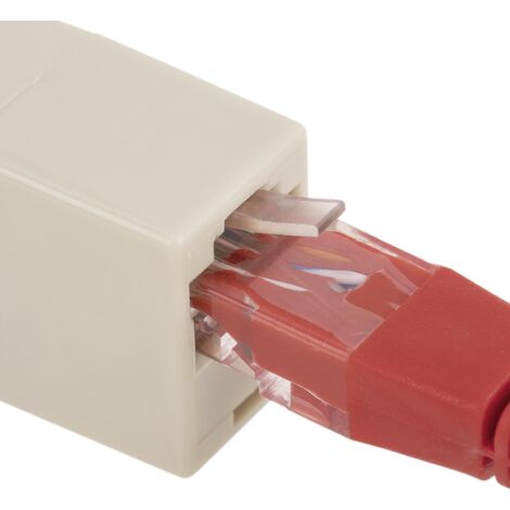 Caja de Empalme Acoplador Cable Cat5 Ethernet UTP - 2x Hembra RJ45