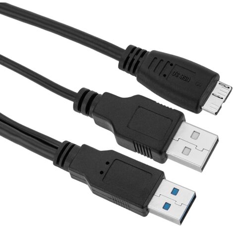 Cable SATA a USB 2.0 con datos y alimentación - Cablematic