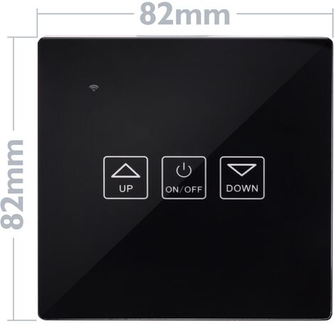 Bematik - Interruptor Inteligente Táctil En Color Negro Compatible