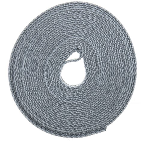 PrimeMatik - Cinta para persiana de nailon gris de 14mm x 6m