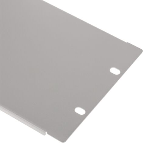 RackMatic - Panel Ciego De 2U Para Armario Rack 19" Tapa Negra