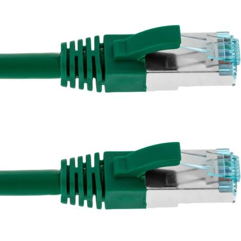 Cable de red ethernet 1 metro LAN SFTP RJ45 Cat.7 blanco