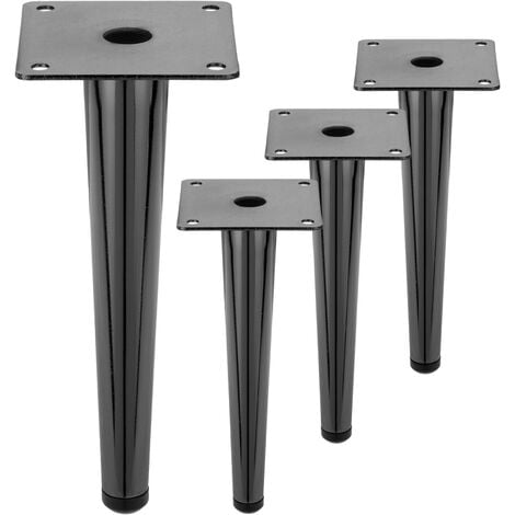 Patas Metalicas Doradas Para Muebles - Altura 10 Cm Pack X 8