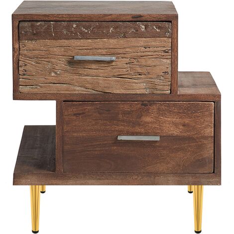 Pack de 4 patas rectas para muebles con forma cónica y protección  antideslizante de 20cm color dorado