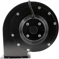 PrimeMatik - Extractor de aire centrífugo radial para ventilación industrial 2620 rpm cuadrado 220x209x125 mm