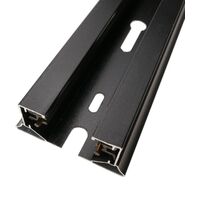BeMatik - Riel para iluminación carril de 1 vía 150cm negro