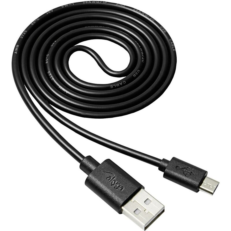 Câble USB RS PRO, USB 2.0 MINI B vers USB-A mâle, 150mm ( Prix