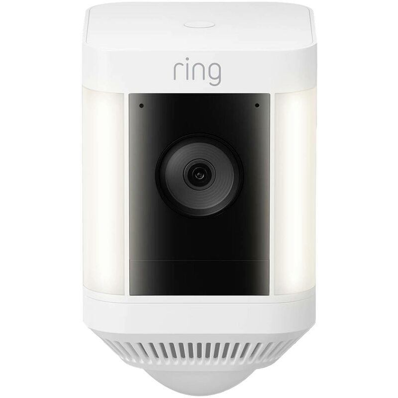 Ring Caméra Spotlight Plus sans fil (Spotlight Cam Plus Battery), Caméra  surveillance extérieure avec wifi, 1080p vidéo HD, audio bidirectionnel,  projecteurs LED