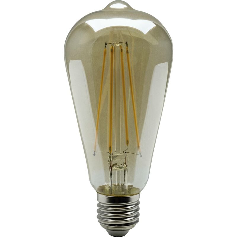 Ampoule led Filament E27 Spécial Lanterne Solaire - 3V - 2700K Ambrée - 4W