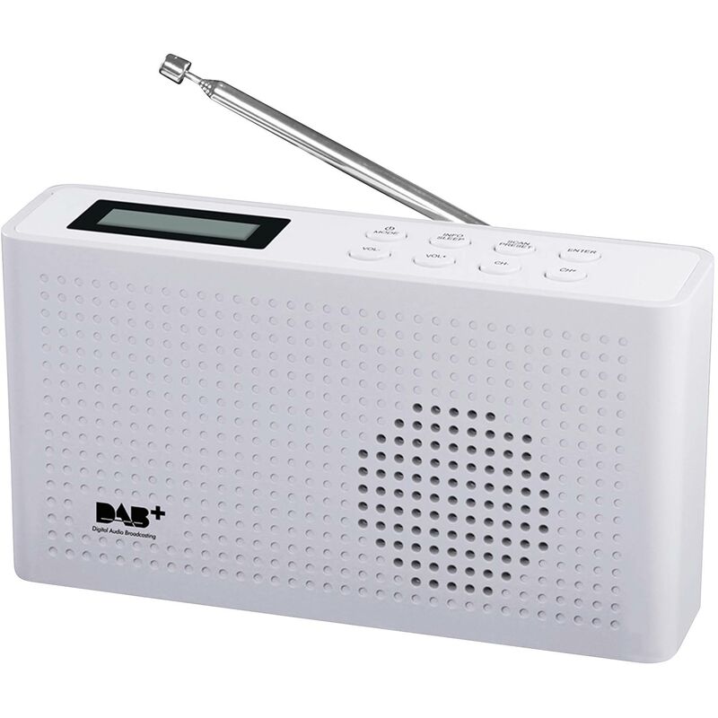 Reflexion Radio-lecteur CD DAB+, DAB, FM AUX, CD, Cassette, USB blanc, rose