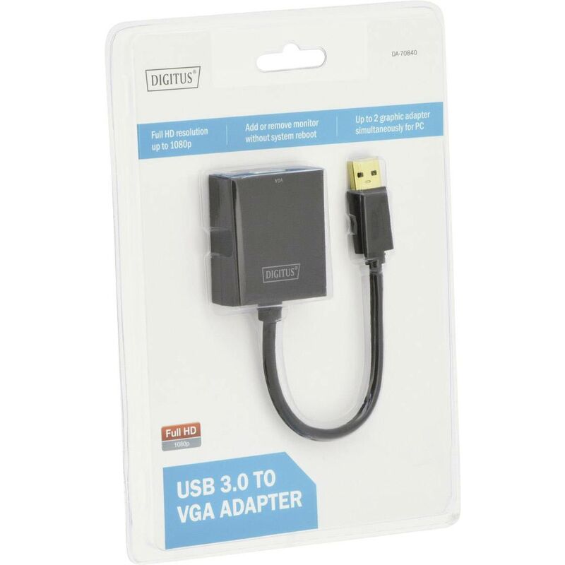 Manhattan Adaptateur USB-A vers HDMI 1080p (153690)