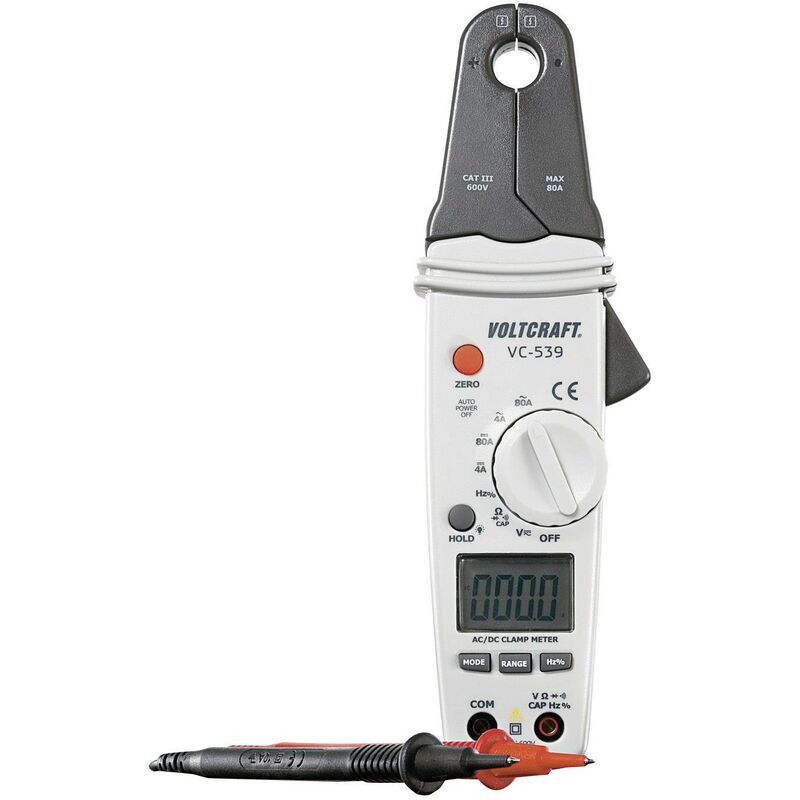 VOLTCRAFT VC-522 Pinza Amperometrica Digitale ISO - CAT III 600V Con