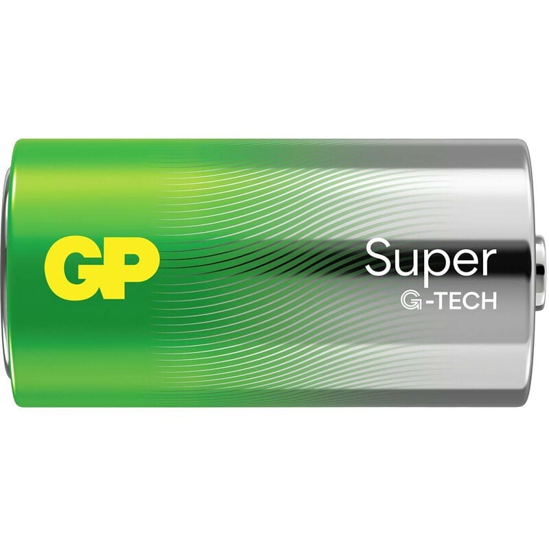 Lot de 2 Piles GP Batterie Super Alcaline 1.5V type C/LR14