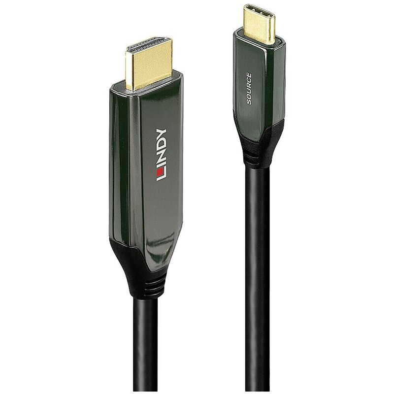 Câble Mini DisplayPort 1.2 Lindy vers HDMI 1.4 M/M 2m (Noir)