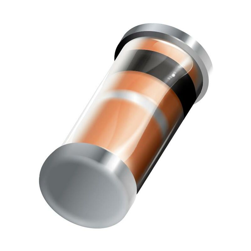 Taiwan Semiconductor Diode Zener BZV55B5V1 L1G Tape on Full reel R018152