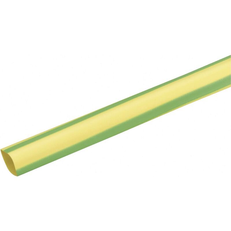 Gaine Thermorétractable Jaune 30mm 1 Mètre Sans Colle 3:1 Polyoléfine