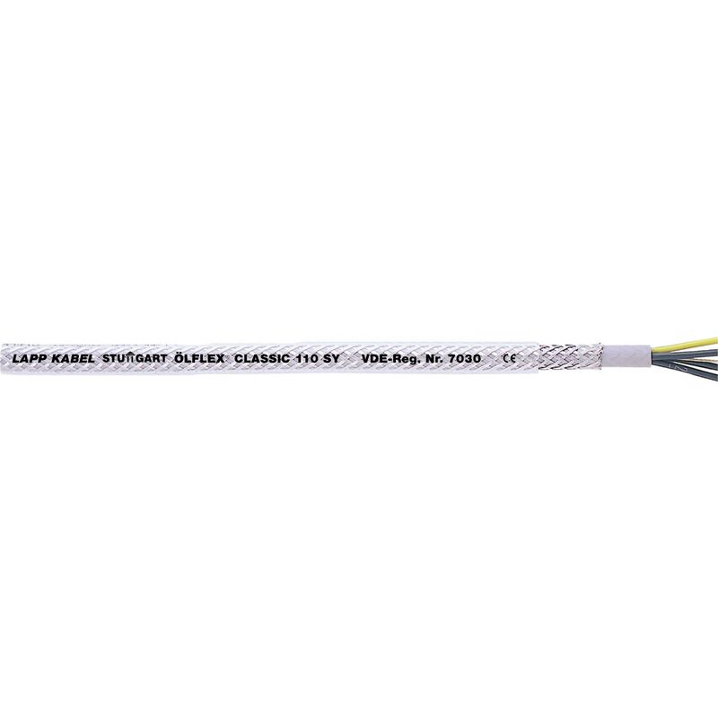 Câble De Commande Lapp Ölflex 10x0,75mm² - 10 Fils, Gaine PVC Gris, 10m