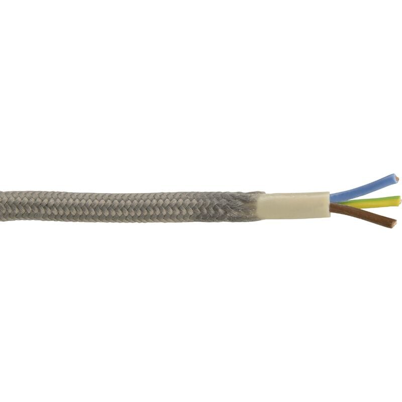 Câble plat NYIFY-J Kopp 150610003 3 x 1.50 mmÂ² gris 10 m