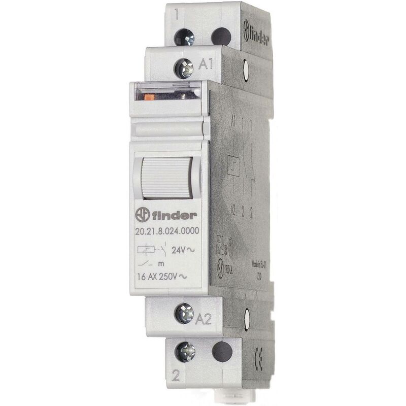 Télérupteur modulaire 1NO 16A 230V AC, AgSnO2