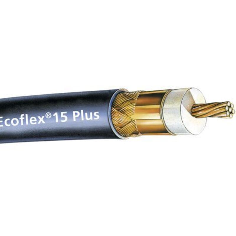 Câble coaxial Ecoflex15 Plus SSB 6043 50 Ω 90 dB noir Marchandise
