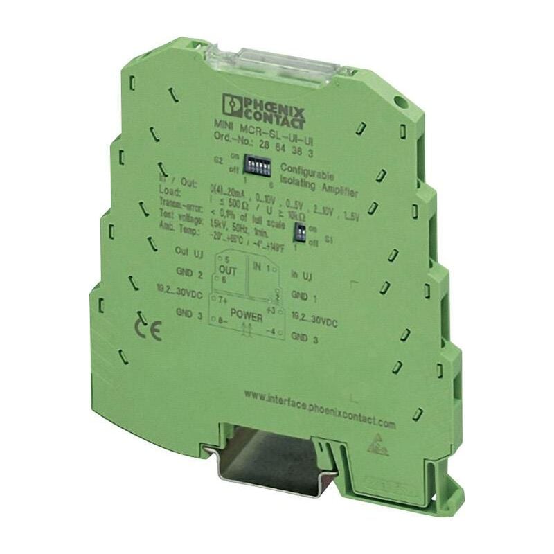 Amplificateur séparateur MCR 3 voies Contenu: 1 pc(s) Phoenix Contact MINI MCR-SL-UI-UI-NC 2864150 D11288